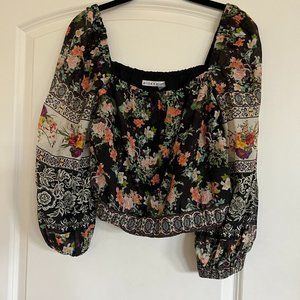 Alice+Olivia Womens Multicolor Blouse